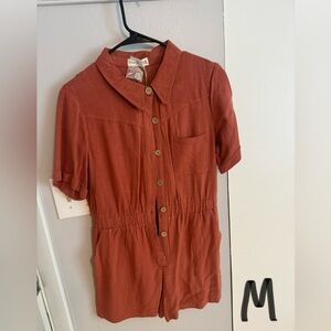 Rust colored romper